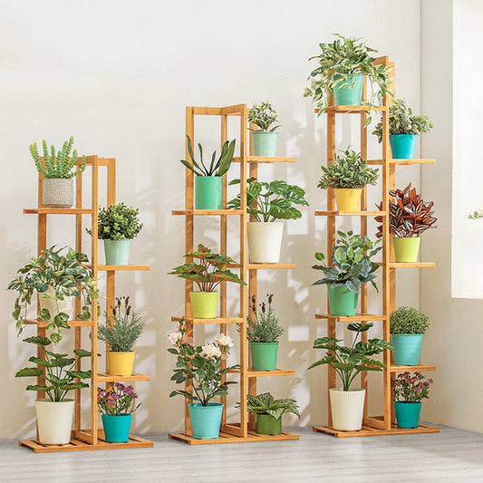 Kaskada Premium Bamboo Multi‑Tier Plant Stand